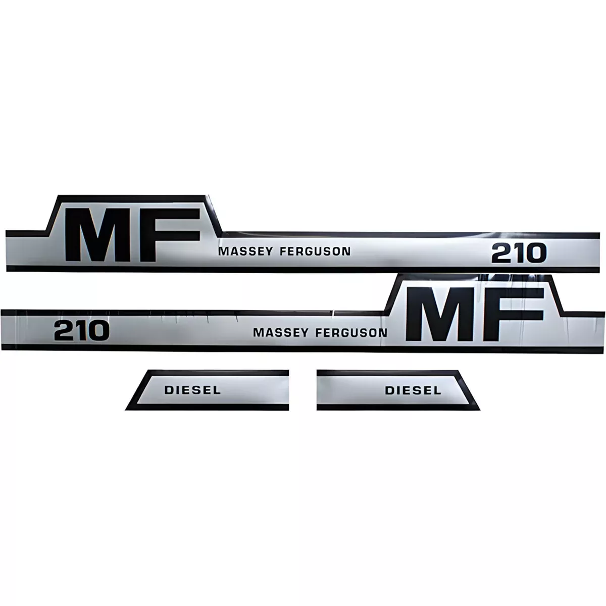Decal Set for Massey Ferguson 210 Mylar - Hood Only