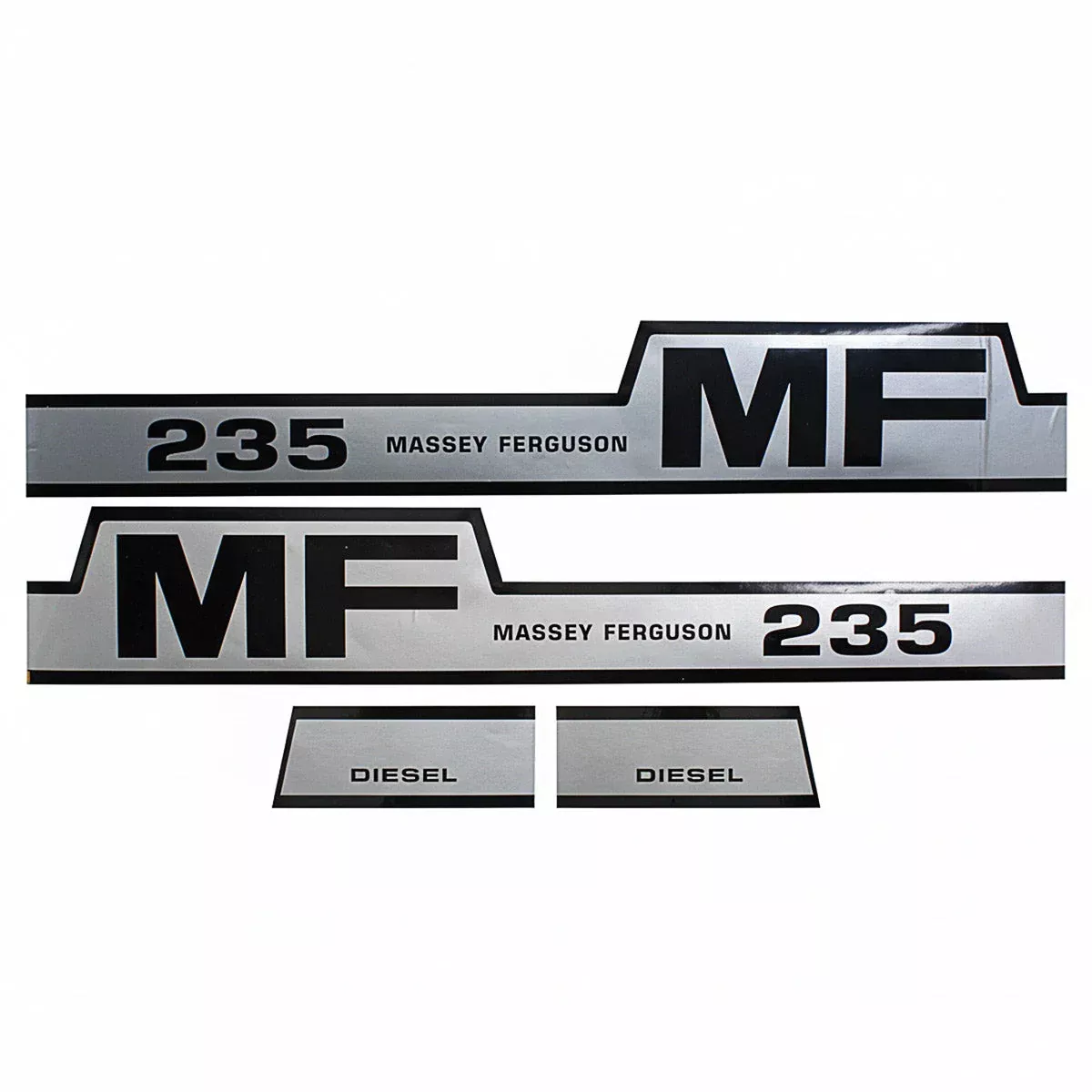 Decal Set for Massey Ferguson 235 Diesel Mylar - Hood Only