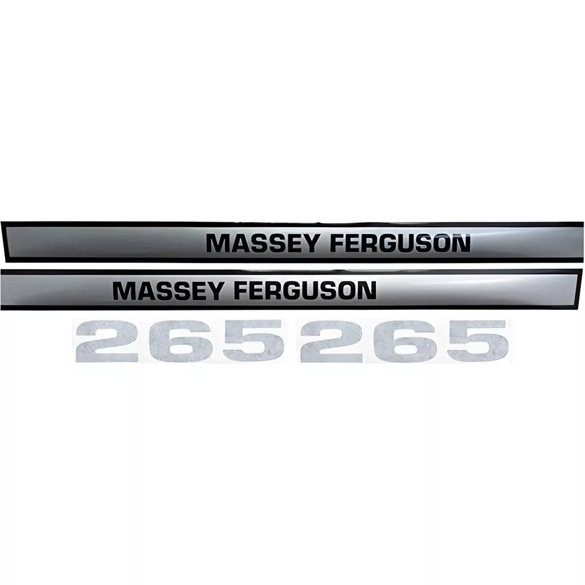 Decal Set for Massey Ferguson 265 Mylar - Hood Only
