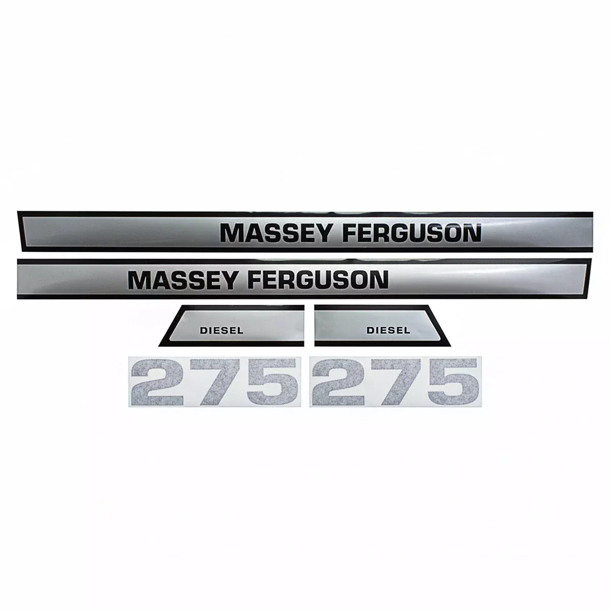 Decal Set for Massey Ferguson 275 Mylar - Hood Only