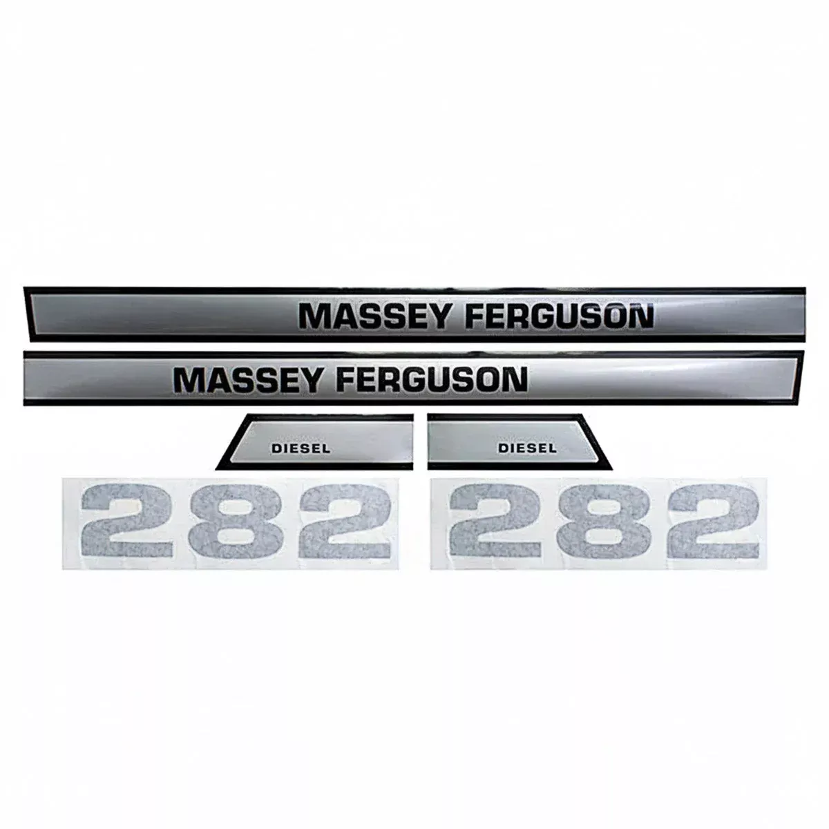 Decal Set for Massey Ferguson 282 Mylar - Hood Only