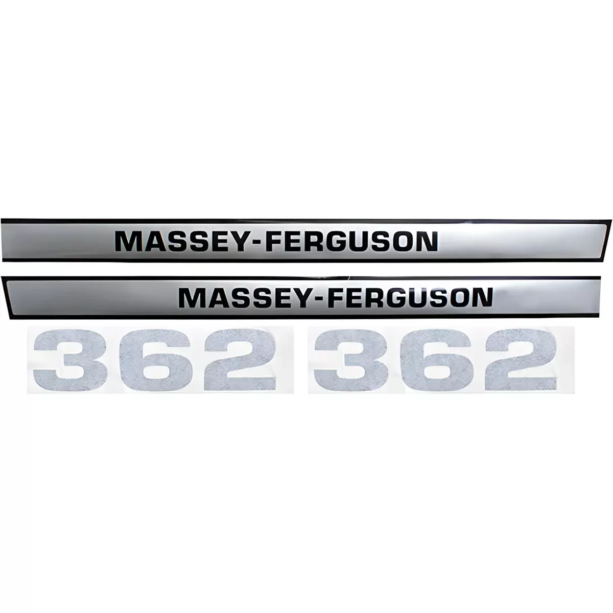 Decal Set for Massey Ferguson 362 Mylar - Hood Only
