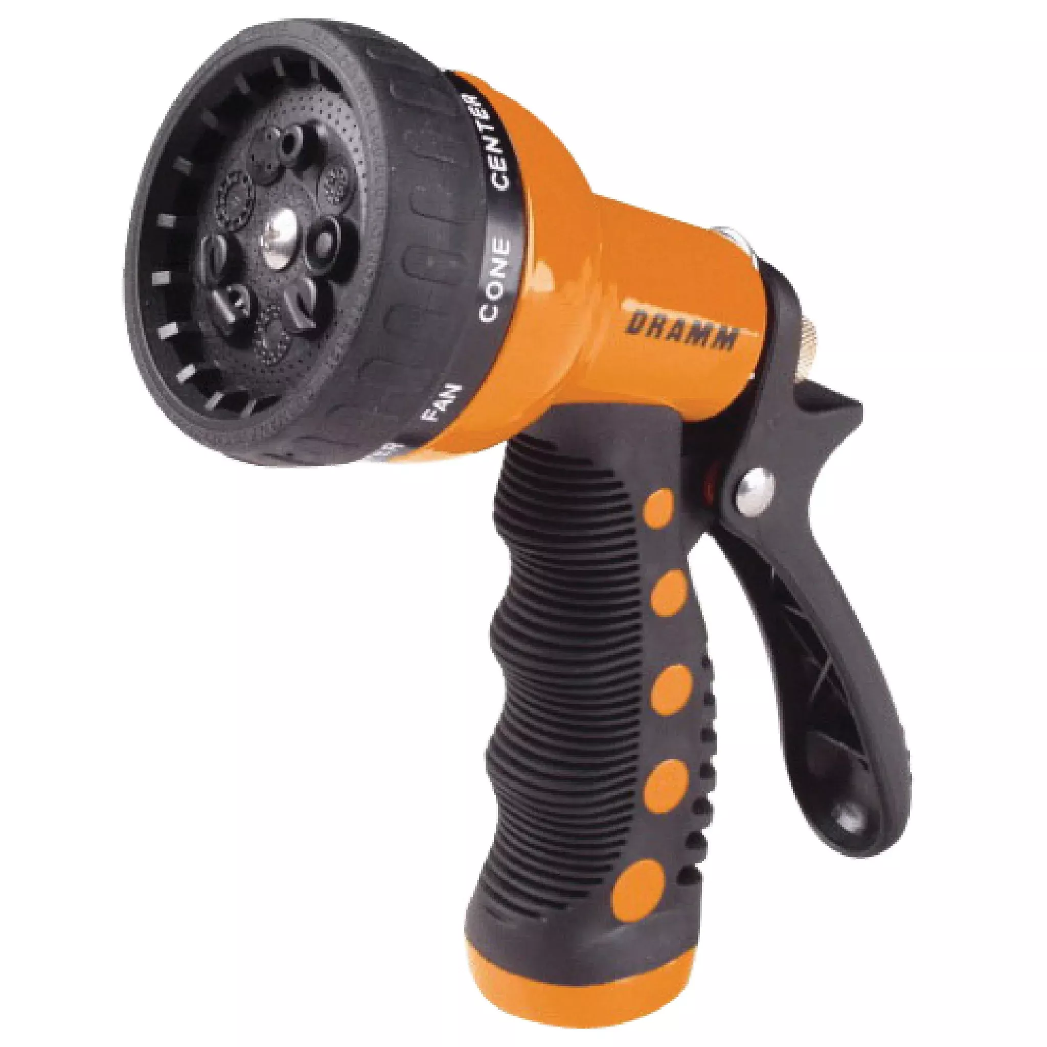 Dramm 12702 Watering Revolver 9 Settings Orange