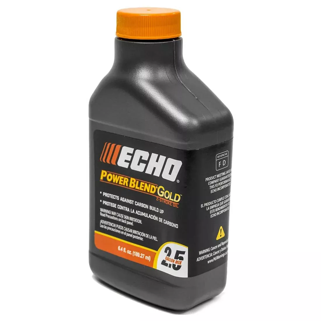 Echo 6450025G PowerBlend Gold 2-Cycle 2.5 Gallon Mix Oil 6.4 Oz.