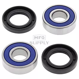 Kawasaki 85-87 KXT250 Tecate Front Wheel Bearing Kit with Seals.