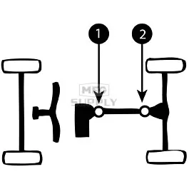 Kawasaki ATV Heavy Duty U-Joint for drive shaft