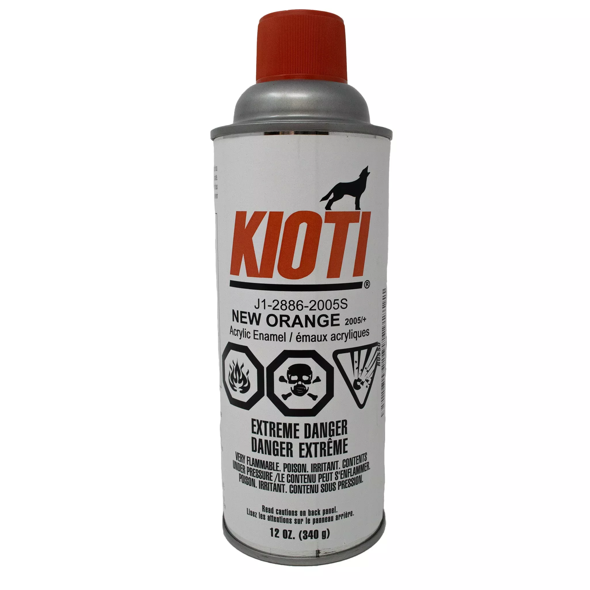 Kioti J1-2886-2005S New Orange Spray Paint 12 Oz.