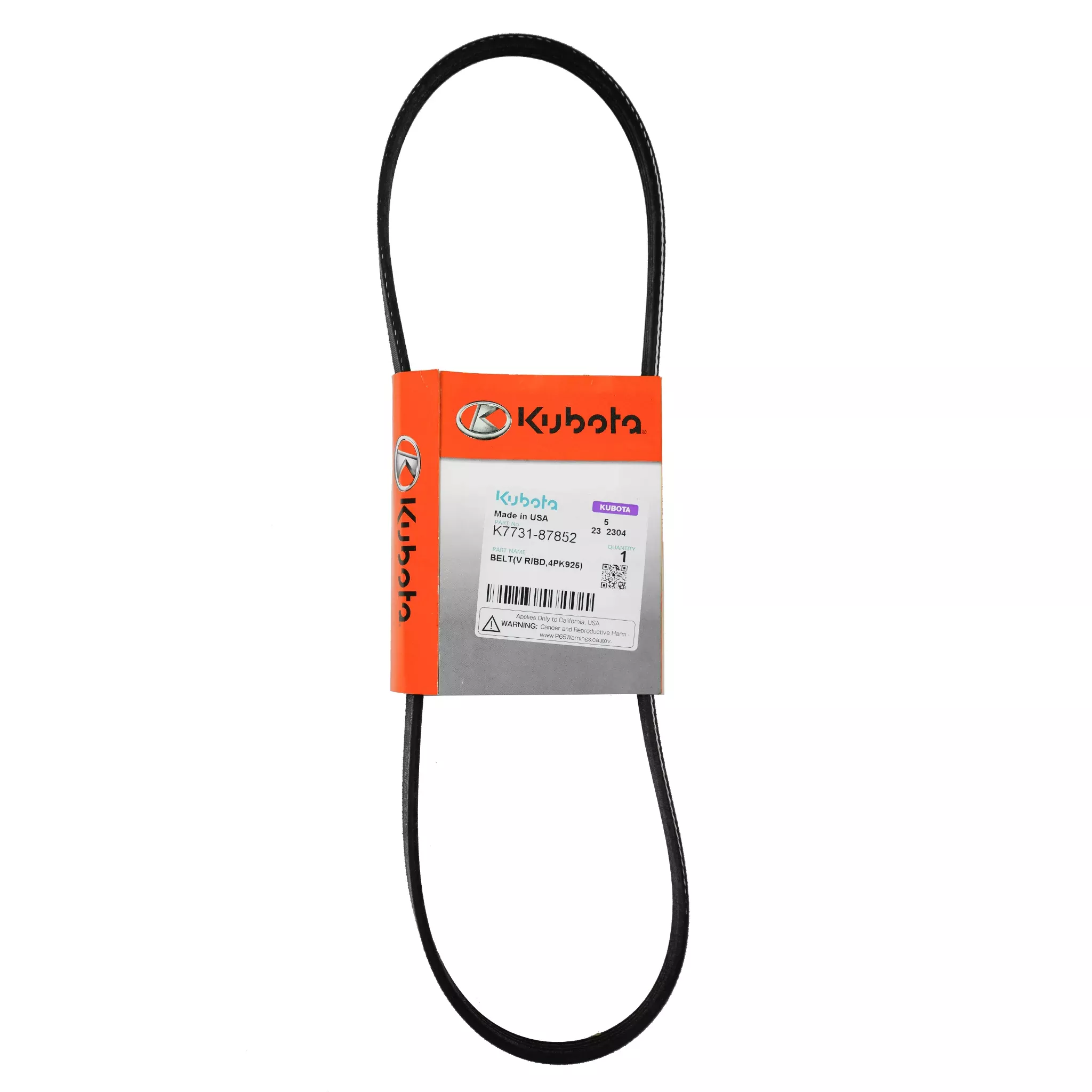 Kubota K7731-87852 Ribbed V-Belt