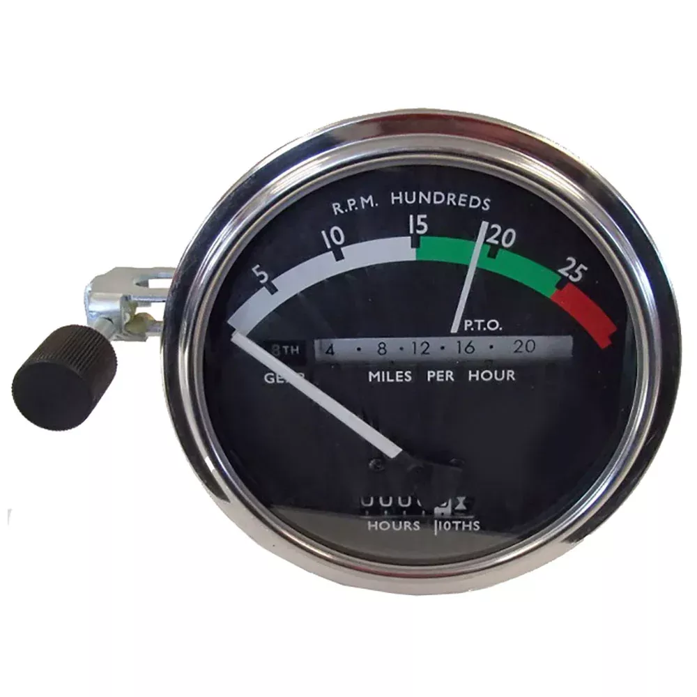 New Tachometer White Needle Syncro Fits John Deere 4000 4010 4020 4320 4520 4620