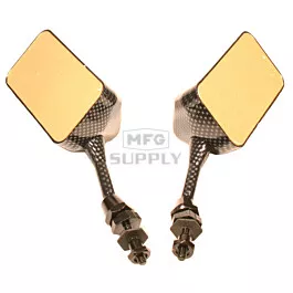 Pair of Mirrors for Ski-Doo Rev Model Snowmobiles with a Mobile Windshield.