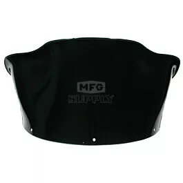 Polaris Generation II Med-Low Solid Black Flared Windshield