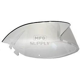 Polaris Low 9-1/2" WindshieldSmoke. New Generation Style Hood