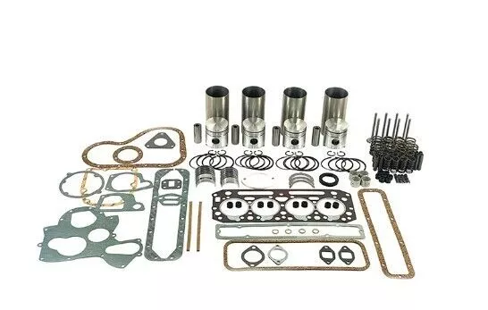 Premium Engine Overhaul Kit Fits MF 60HX Wheel Tractor With Build # LJ31231