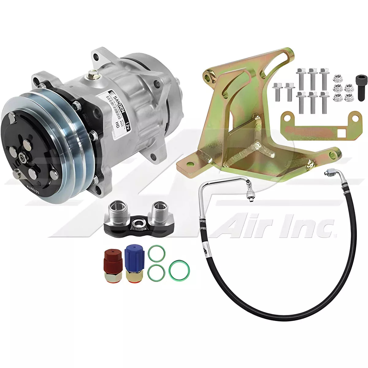 Rotary Tecumseh HR980 to Sanden Conversion Kit for Ford/New Holland