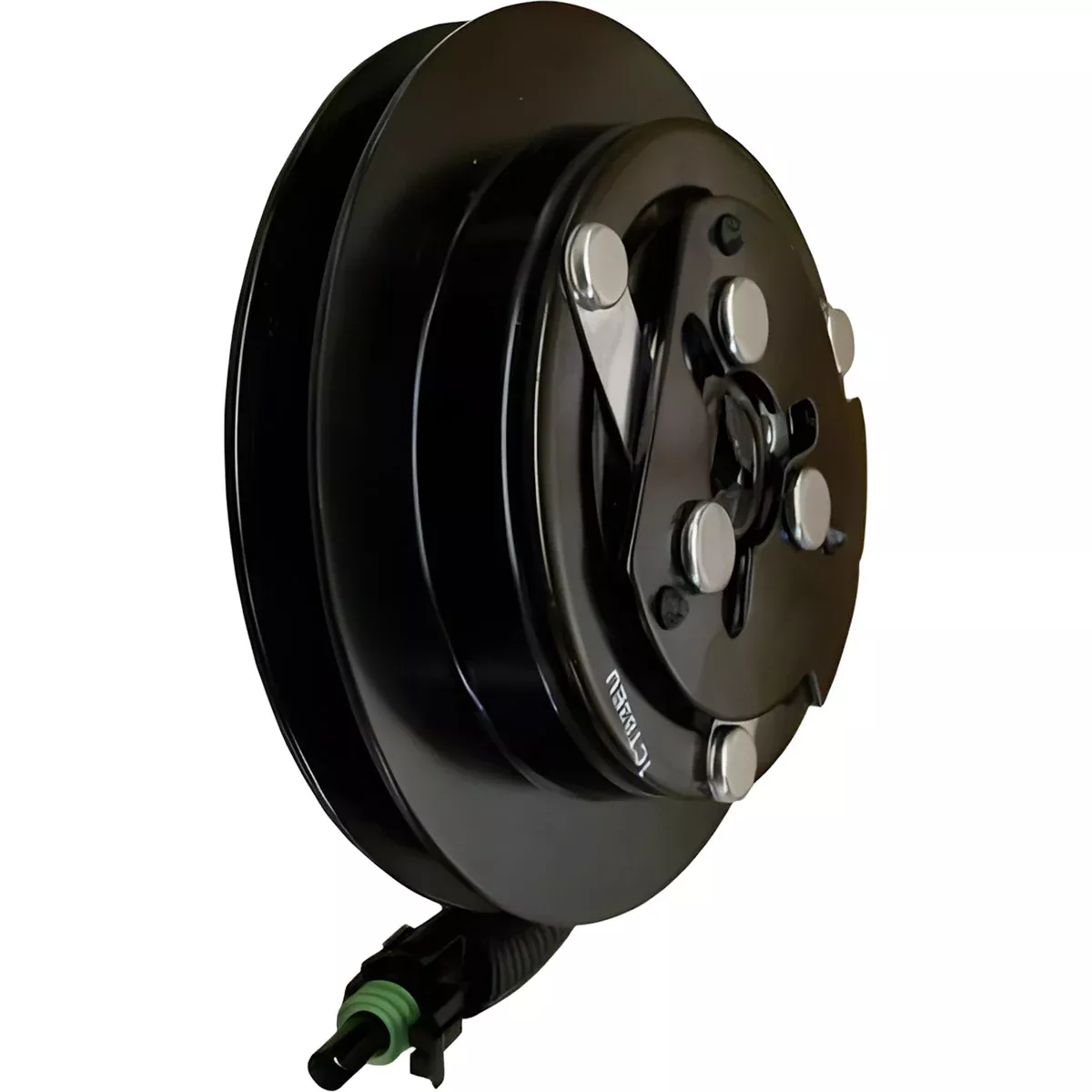 Sanden Style Clutch - 146mm, 1 Groove, 12V for John Deere & Case IH