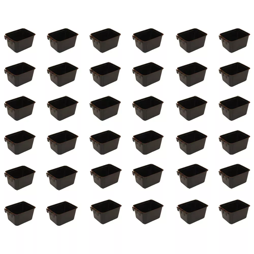 Small Cage Cup / 2 Cups / Chicken Feed and Water Cups - 36 Count Bulk Pack