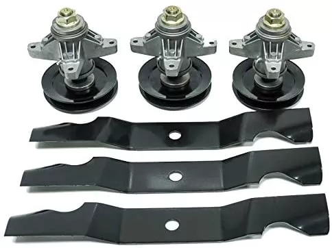 Spindle Blade Deck Kit for Cub Cadet MTD 50 Inch 618-04129A 918-04129B 759-04047