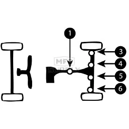 Suzuki ATV U-Joint for rear axle