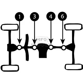 Suzuki Heavy Duty U-Joint for front drive shaft