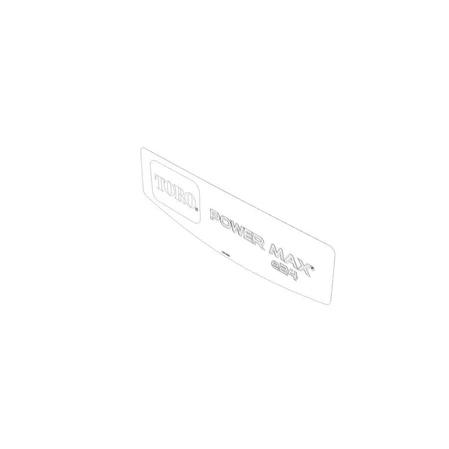 Toro 145-0888 Console Decal