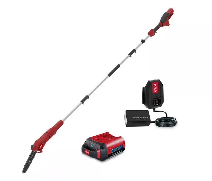 Toro 51870 60V MAX Battery 10 In. Pole Saw w/ Battery & Charger