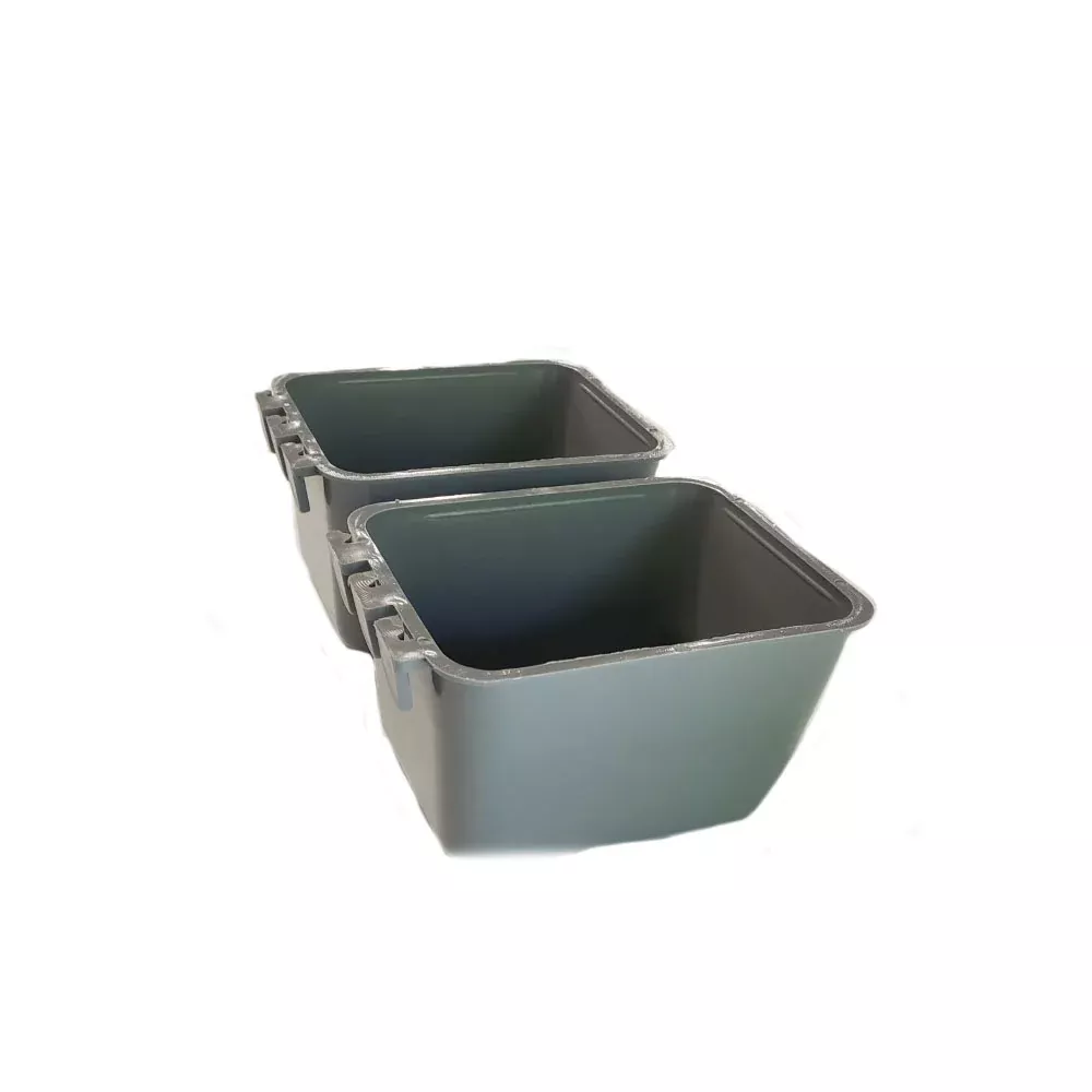 Two (2) Hanging Feed and Water Cage Cups Holds 16 oz/ 2 Cups