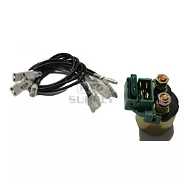 Universal 12V ATV/UTV Solenoid with multiple leads for many applications