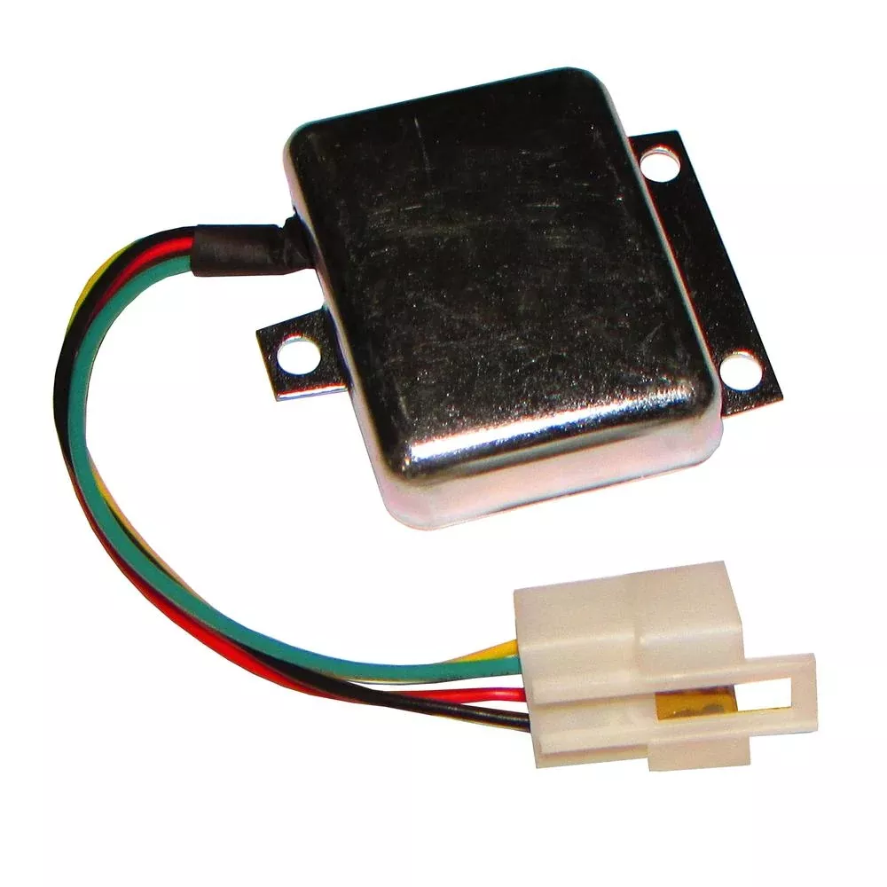 Voltage Regulator 12 Volt 4 Spade Plug Fits John Deere 4455 4020 2030 4000 1020