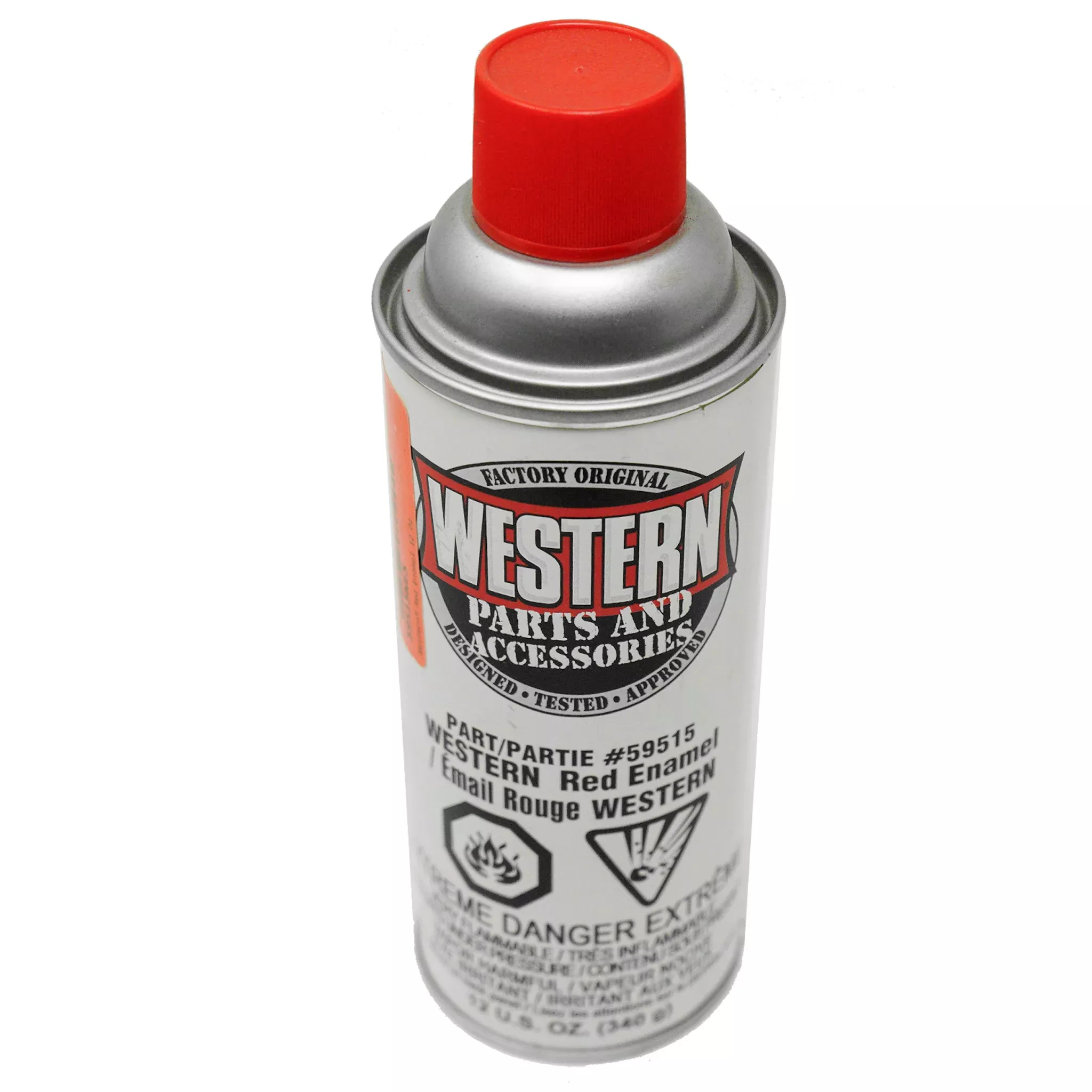 Western 59515 Plow Red Enamel Pump Spray Paint 12 Oz.
