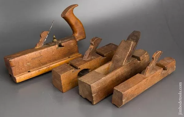 WORRALL Patent August 29, 1854 MULTIFORM MOULDING PLANE CO Plane with Four Bottoms and Handle -- 83836R