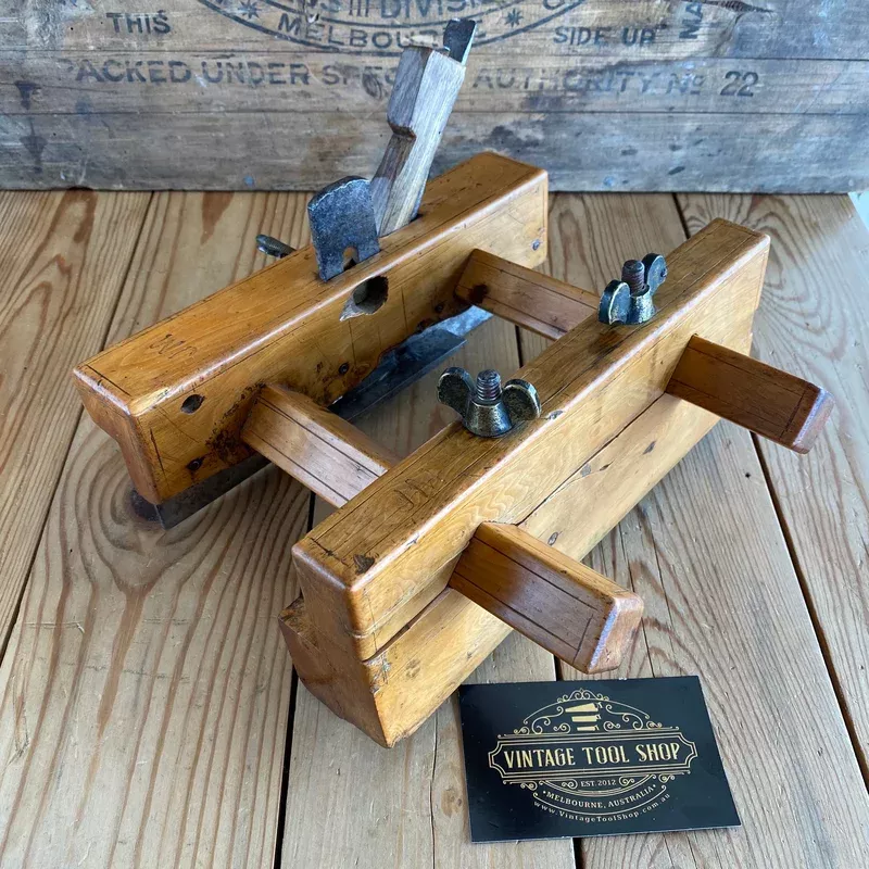 Y1896 Antique FRENCH Boxwood PLOUGH Plane