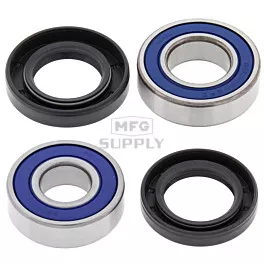 Yamaha 99-00 YFM250 Bear Tracker Front Wheel Bearing Kit with Seals.