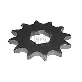 Yamaha ATV 12 tooth front sprocket. Fits Breeze, Warrior, Banshee