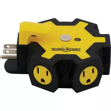 Yellow Jacket Yellow 15A 5-Outlet Outdoor Tap 41045 561274
